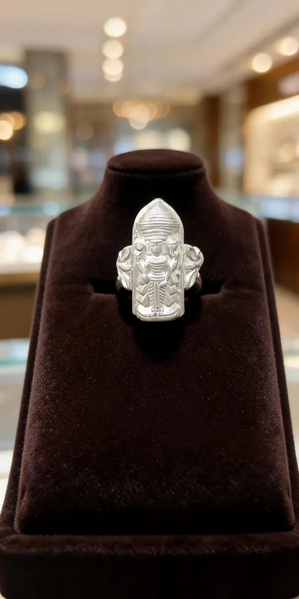 Silver_Metal_Sculpted_Ganesha_Religious_Ring_For_Unisex