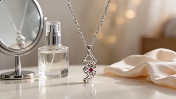 Silver_Metal_Pink_Accent_Ornate_Pendant_Necklace_For_Women