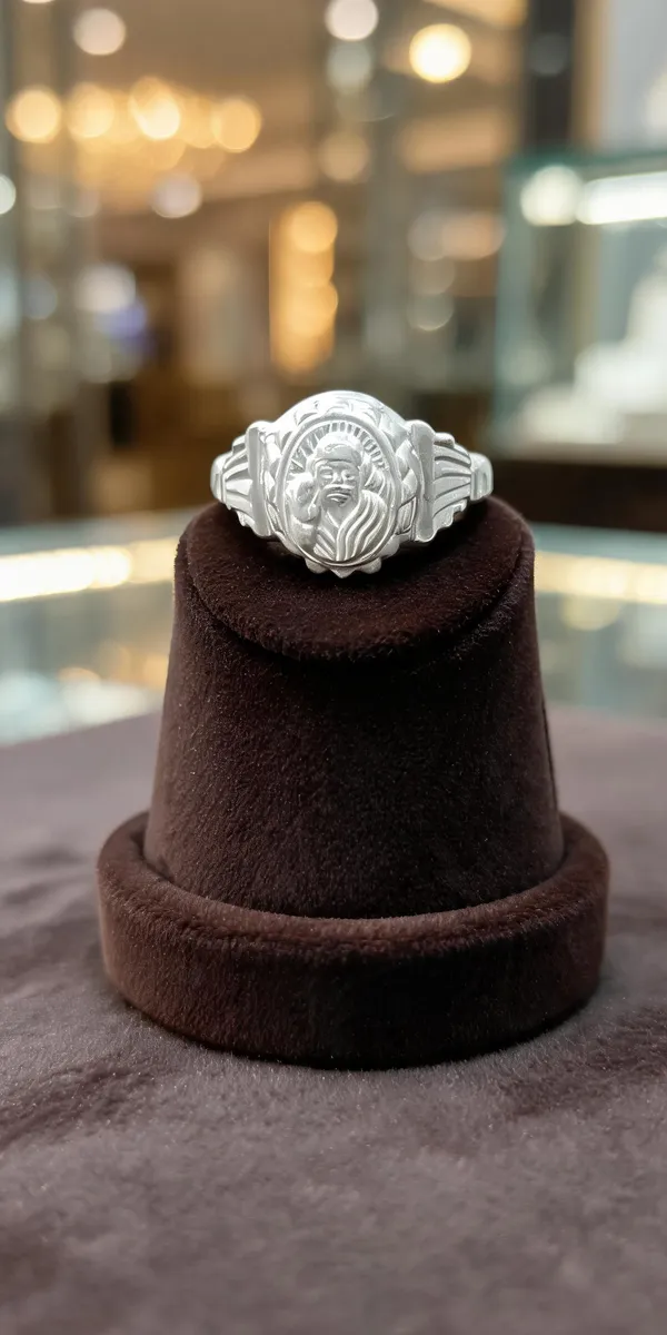 Silver_Metal_Deity_Motif_Embossed_Ring_For_Men