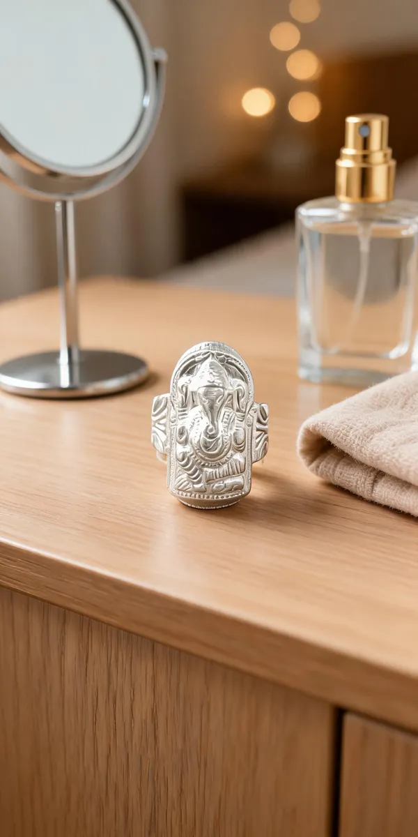 Silver_Metal_Ganesha_Motif_Sculpted_Ring_For_Unisex