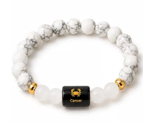 Cancer_(Kark_Rashi)_Zodiac_Bracelet_with_Raw_Selenite_Charging_Plate