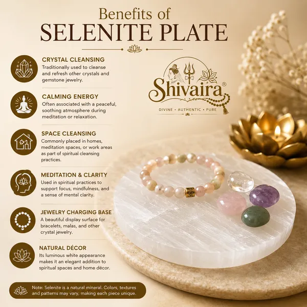 White_Raw_Selenite_Round_Crystal_Plate_For_Crystal_Charging