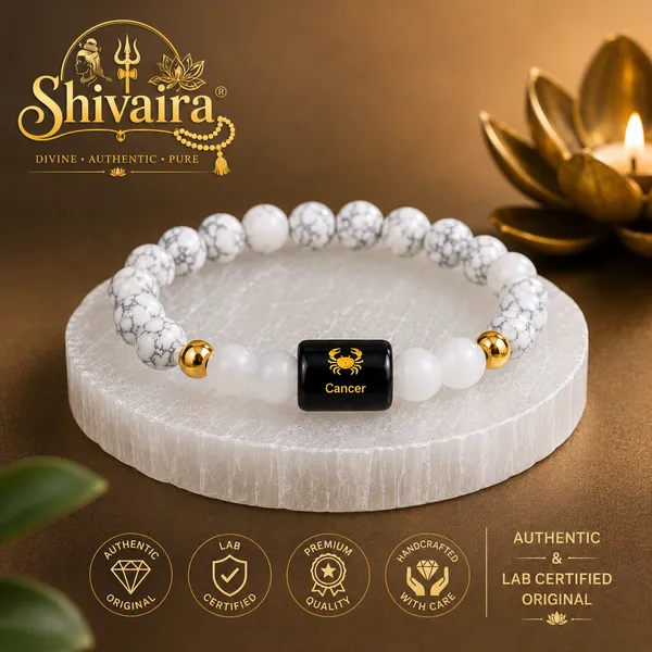 Cancer_(Kark_Rashi)_Zodiac_Bracelet_with_Raw_Selenite_Charging_Plate