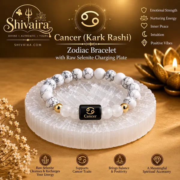 Cancer_(Kark_Rashi)_Zodiac_Bracelet_with_Raw_Selenite_Charging_Plate