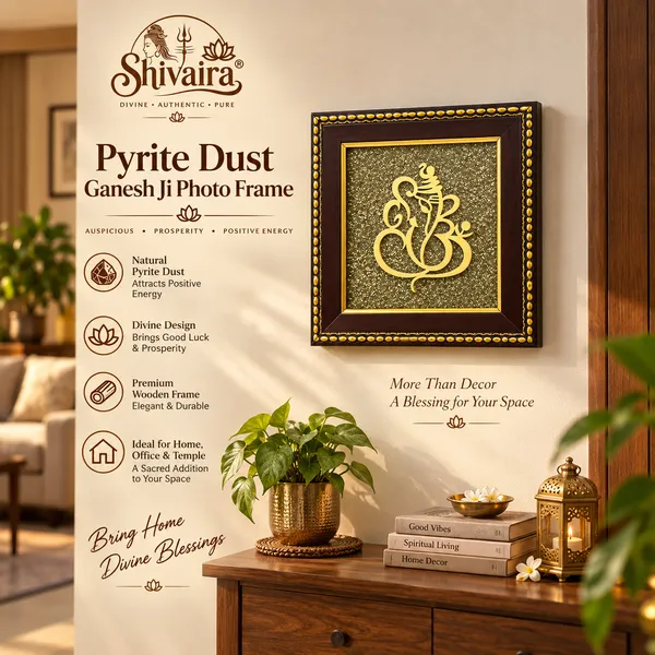 Ganesh_Ji_Pyrite_Dust_Photo_Frame_|_Elegant_Vastu_Decor_for_Home_&_Office