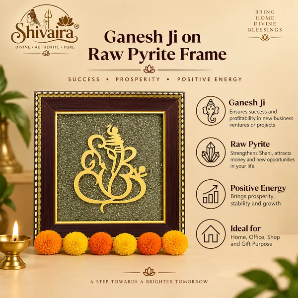 Ganesh_Ji_Pyrite_Dust_Photo_Frame_|_Elegant_Vastu_Decor_for_Home_&_Office