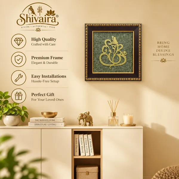 Ganesh_Ji_Pyrite_Dust_Photo_Frame_|_Elegant_Vastu_Decor_for_Home_&_Office