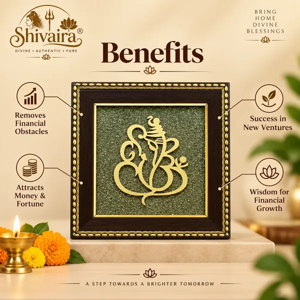 Ganesh_Ji_Pyrite_Dust_Photo_Frame_|_Elegant_Vastu_Decor_for_Home_&_Office