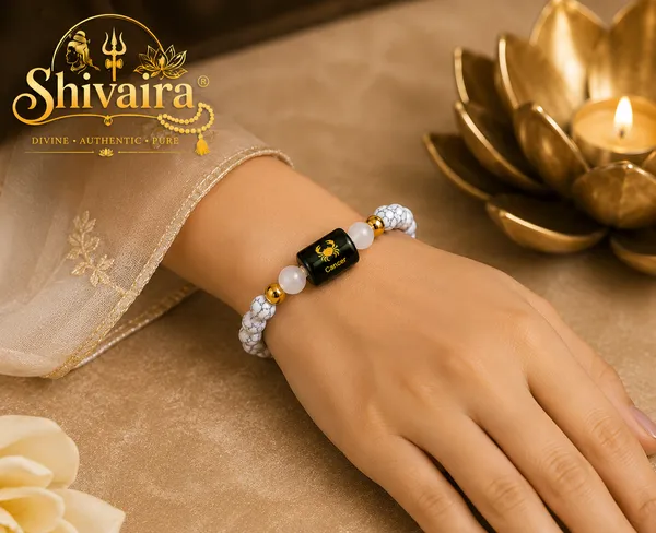 Cancer_(Kark_Rashi)_Zodiac_Bracelet_with_Raw_Selenite_Charging_Plate