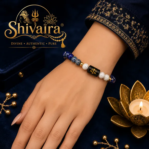 Libra_(Tula_Rashi)_Zodiac_Bracelet_with_Raw_Selenite_Charging_Plate