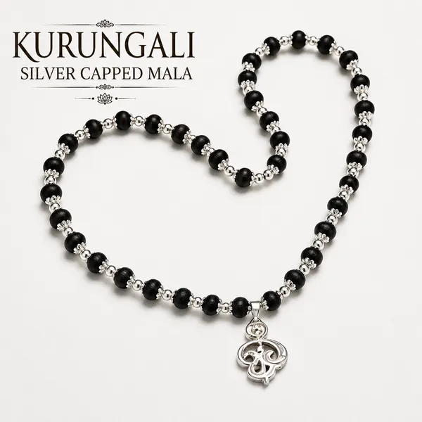 Premium_Kurungali_Silver_Capped_Mala_with_OM_–_Traditional_Spiritual_Mala