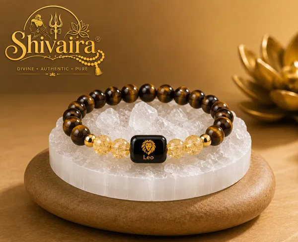 Leo_(Singh_Rashi)_Zodiac_Bracelet_with_Raw_Selenite_Charging_Plate