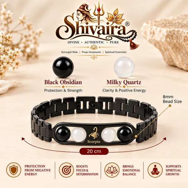 Scorpio_Zodiac_Bracelet_|_Vrishchik_Rashi_Bracelet_with_Black_Obsidian_&_Milky_Quartz_|_Shivaira