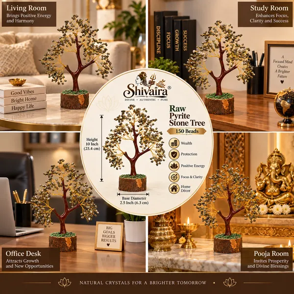 Shivaira_Raw_Pyrite_Stone_Tree_150_Beads_|_Pyrite_Money_Tree_for_Wealth,_Prosperity_&_Positive_Energy