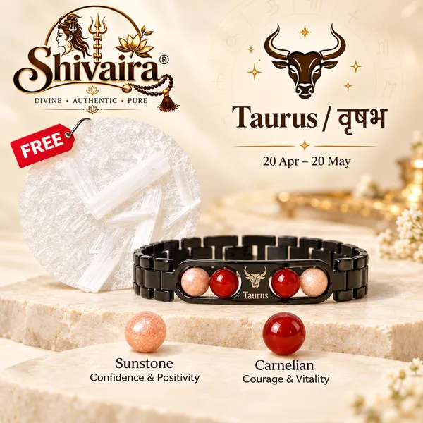 Taurus_Zodiac_Bracelet_|_Vrishabh_Rashi_Bracelet_with_Sunstone_&_Carnelian_|_Shivaira