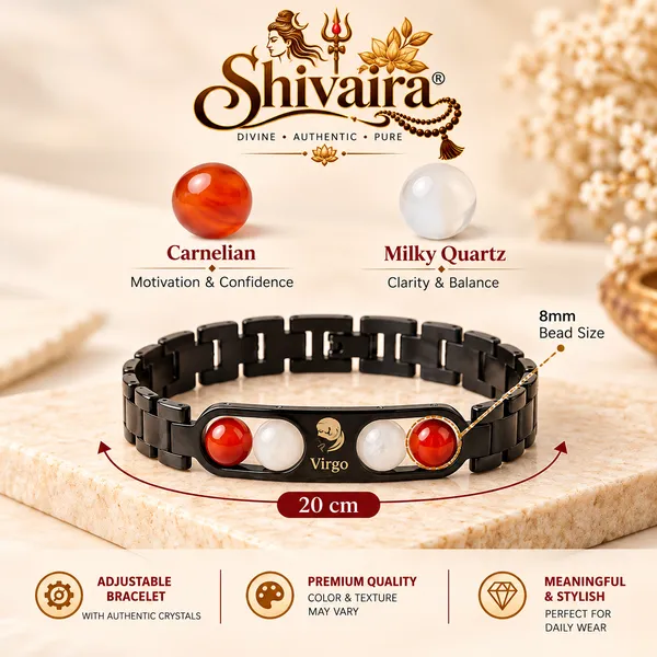 Virgo_Zodiac_Bracelet_|_Kanya_Rashi_Bracelet_with_Carnelian_&_Milky_Quartz_|_Shivaira