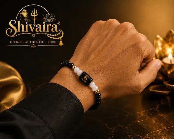 Scorpio_(Vrishchik_Rashi)_Zodiac_Bracelet_with_Raw_Selenite_Charging_Plate