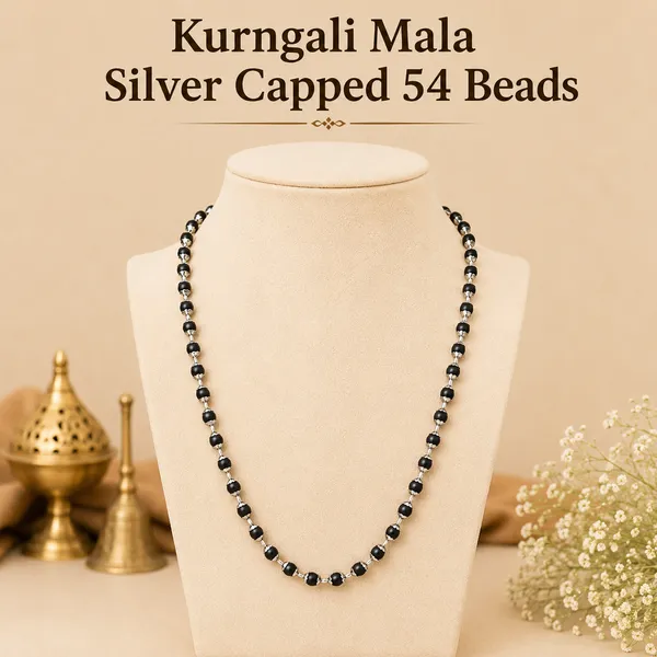 Natural_Kurungali_Mala_with_Silver_Capped_54_Beads_–_Authentic_&_Lab_Certified