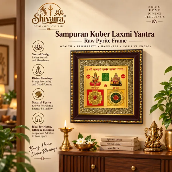 Kuber_Laxmi_Yantra_Raw_Pyrite_Frame_|_Premium_Spiritual_Decor_|_Shivaira
