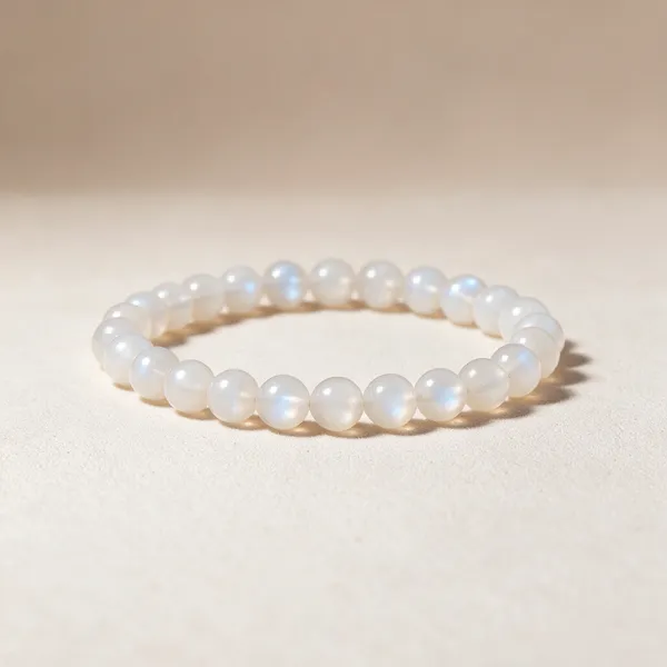 White_Natural_Moonstone_Crystal_Bracelet