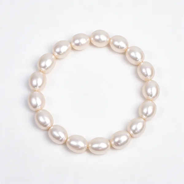 White_And_Cream_Pearls_Bracelet