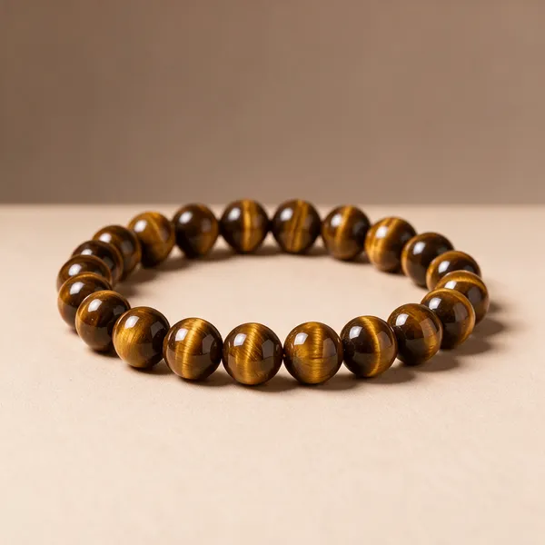 Golden_And_Brown_Natural_Tiger_Eye_Bracelet