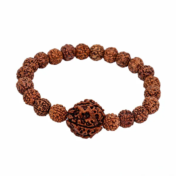 Brown_5_Mukhi_Rudraksha_Beads_Bracelet
