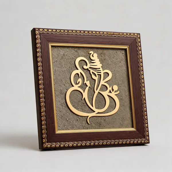 Multicolor_Om_And_Ganesh_Artwork_With_Frame