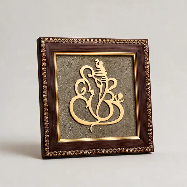 Multicolor_Om_And_Ganesh_Artwork_With_Frame