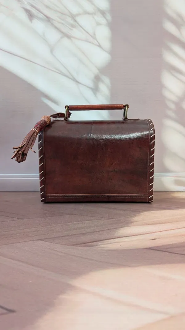 Brown_Genuine_Leather_Hand_Embroidered_Geometric_Handbag_For_Women