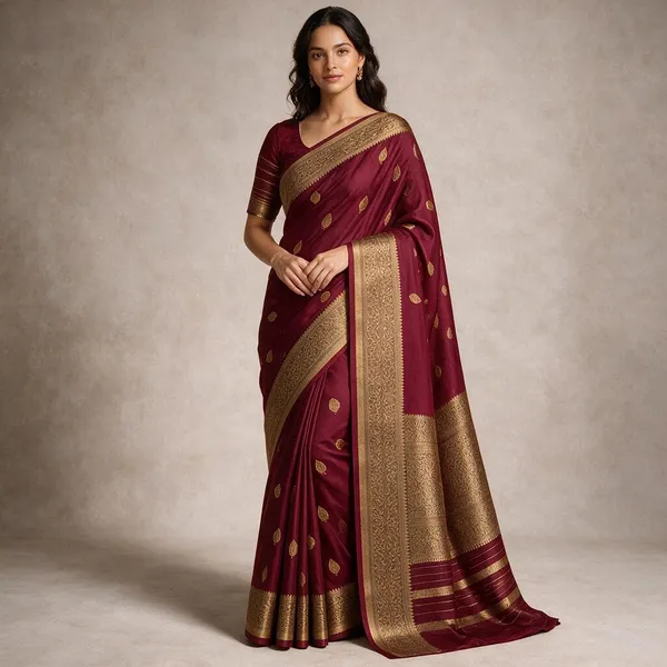 Pink_Banarasi_Kora_Silk_Sarees_Copper_Zari_Weaving_Boota_Body_Jamawork