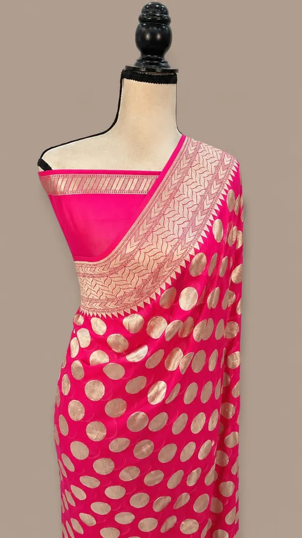 Pink_Banarasi_Silk_Sarees_Banarasi_Katan_Silk_Sarees_With_Almond_Zari_Weaving_Circle_Design