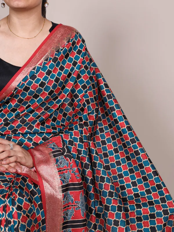 Tasar_silk_saree_and_Rich_Viscose_Border