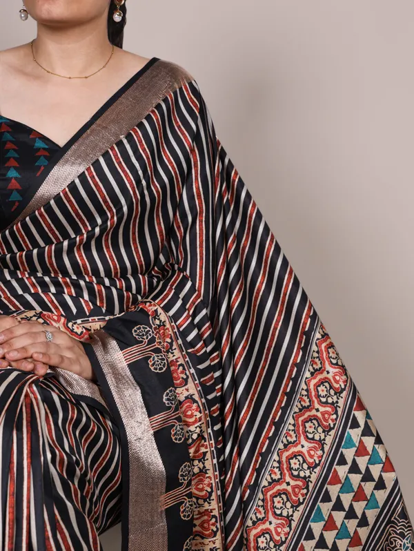 Tasar_silk_saree_and_Rich_Viscose_Border
