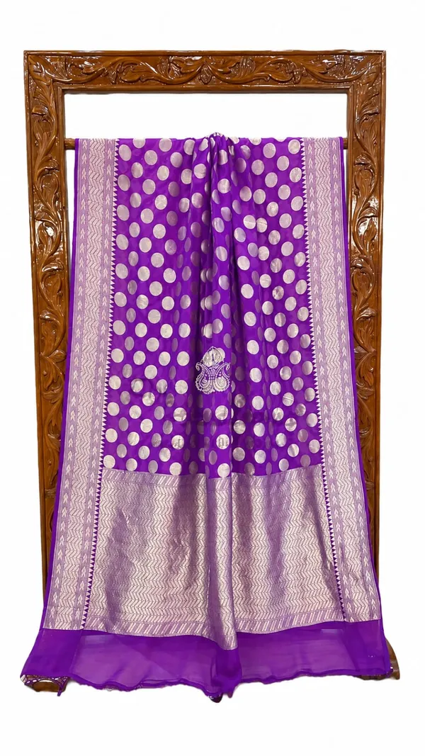 Purple_Banarasi_Silk_Sarees_Banarasi_Katan_Silk_Sarees_With_Almond_Zari_Weaving_Circle_Design