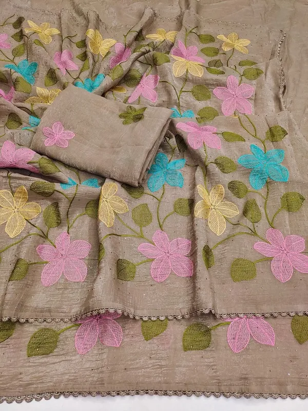 Viscos_Crunchy_Silk_Fabric_with_Fancy_Floral_Design_Embroidery_Thread_Work_With_Blouse