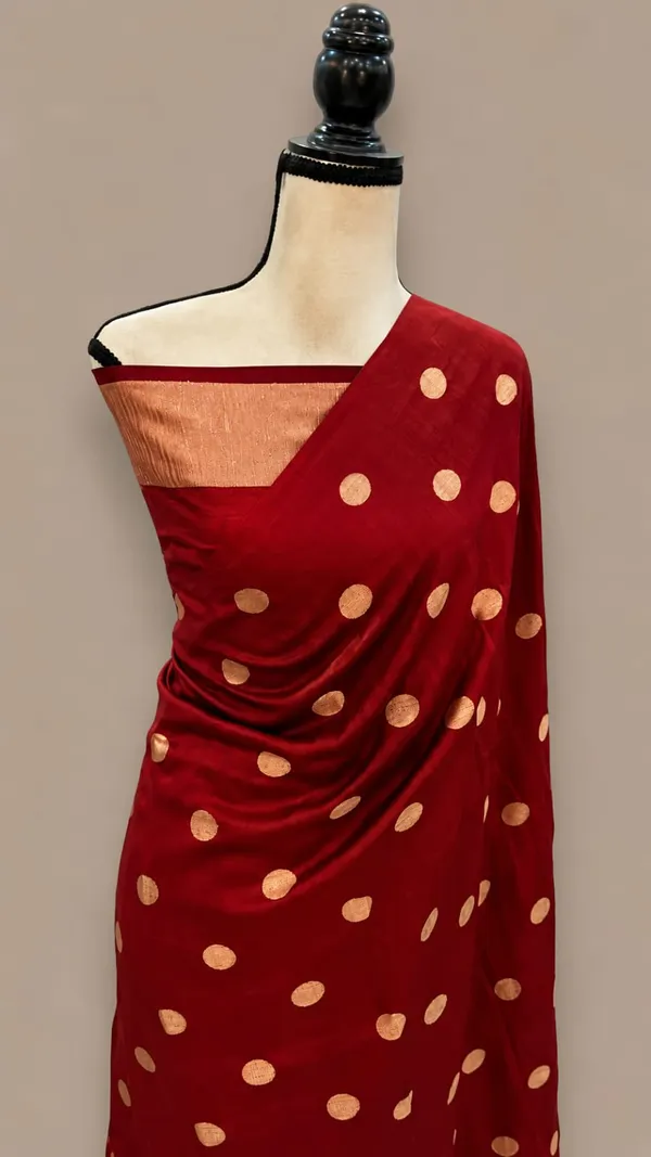 Maroon_Woven_Saree_for_Women