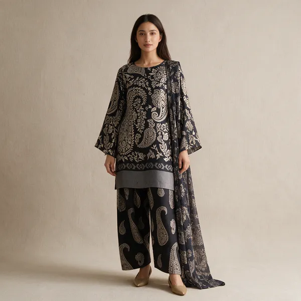 Black_Natural_Crepe_Straight_Salwar_Suit_Set_For_Women