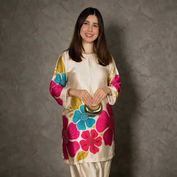 Cream_Natural_Crepe_Straight_Floral_Kurta_Set_For_Women