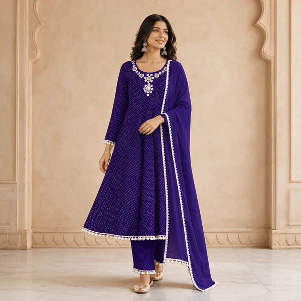 Purple_Natural_Crepe_Anarkali_Salwar_Suit_Set_For_Women
