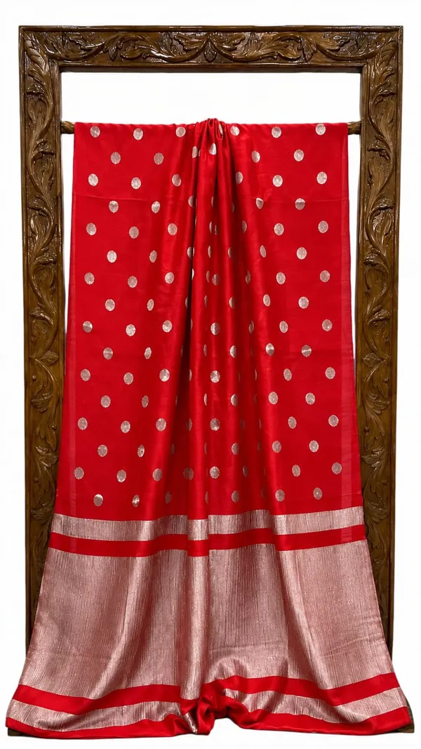 Red_Woven_Polka_Dot_Saree_for_Women