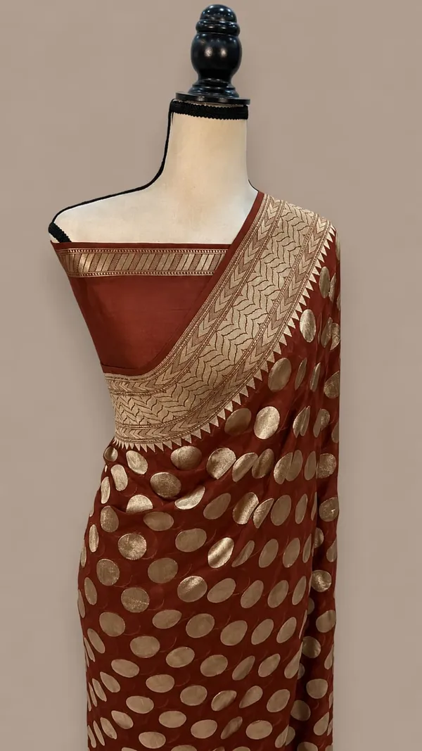 Brown_Banarasi_Silk_Sarees_Banarasi_Katan_Silk_Sarees_With_Almond_Zari_Weaving_Circle_Design