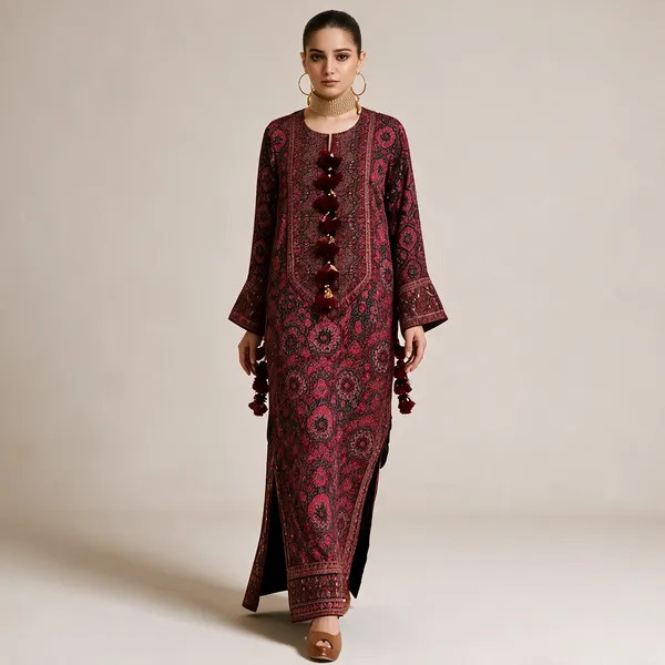 Maroon_Natural_Crepe_Straight_Paisley_Salwar_Suit_Set_For_Women