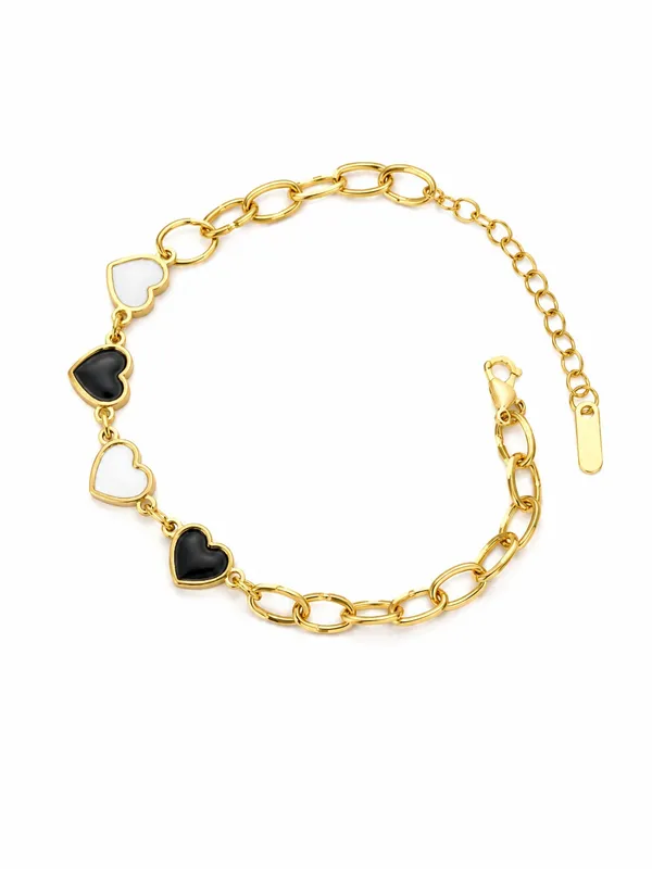 Monochrome_Heart_Charm_Bracelet_(52232)