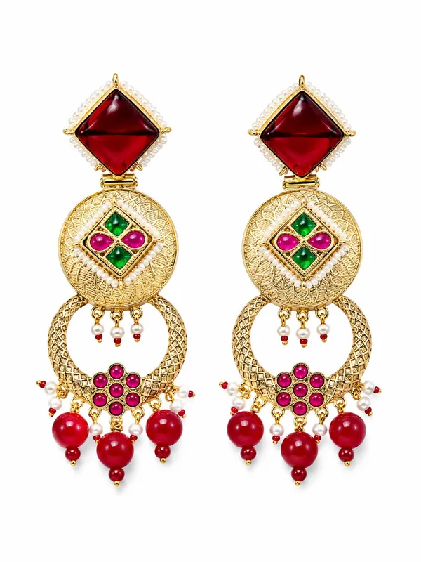 Meher_Crimson_Earrings(53649)