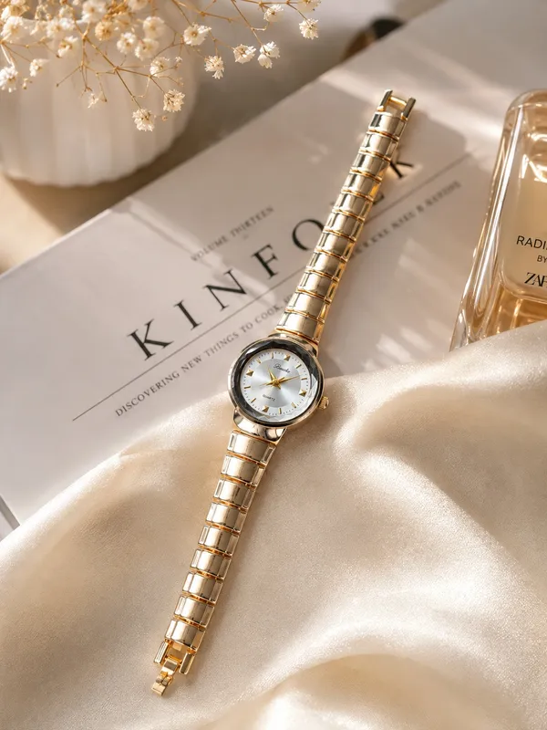 Ivory_Shine_Gold_Bracelet_Watch_(57367)