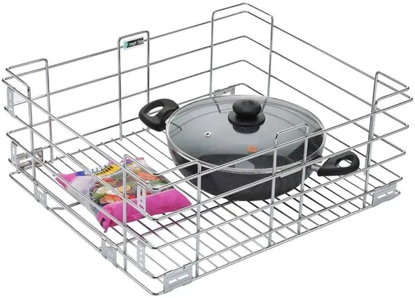 Ss_304_Electroplated_Polished_Kitchen_Storage_Plain_Basket