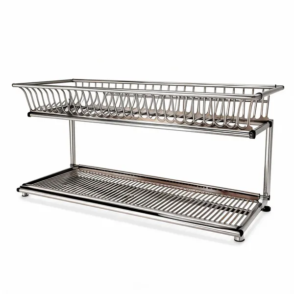 Ss_304_Grade_Kitchen_Cabinet_50Kg_Capacity_Dish_Rack