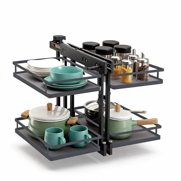Pvc_Mild_Steel_Kitchen_Soft_Close_Magic_Corner