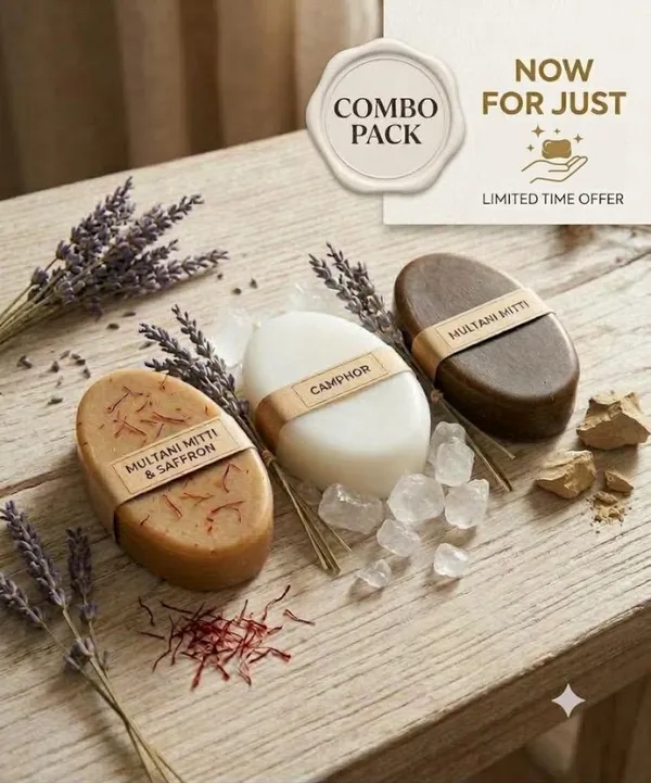 Kesar_Camphor_oil_and_Multani_Mitti_Soap_Combo